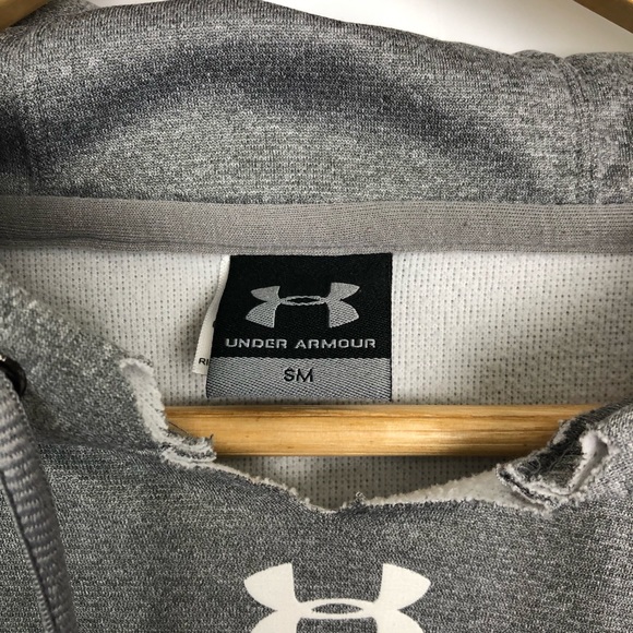 Under Armour Mens Gray Cardinals Hoodie Sweatshirt - Picture 3 of 7